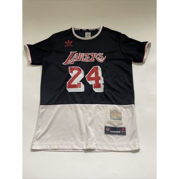 Los‎ Angeles Lakers Kobe Bryant #24 Adidas Hardwood Classics Shirt Jersey Medium - Picture 1 of 13